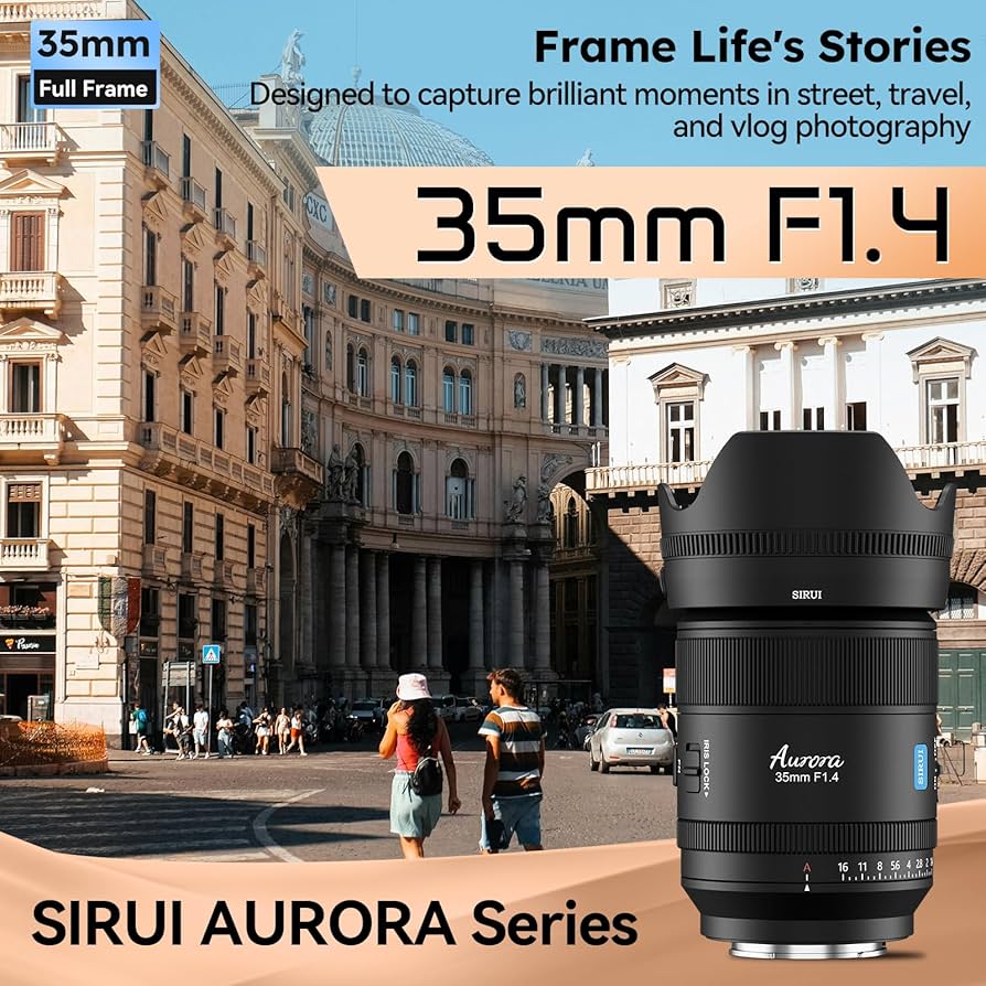 Amazon.com : SIRUI Aurora 35mm F1.4 Full Frame Auto Focus Lens