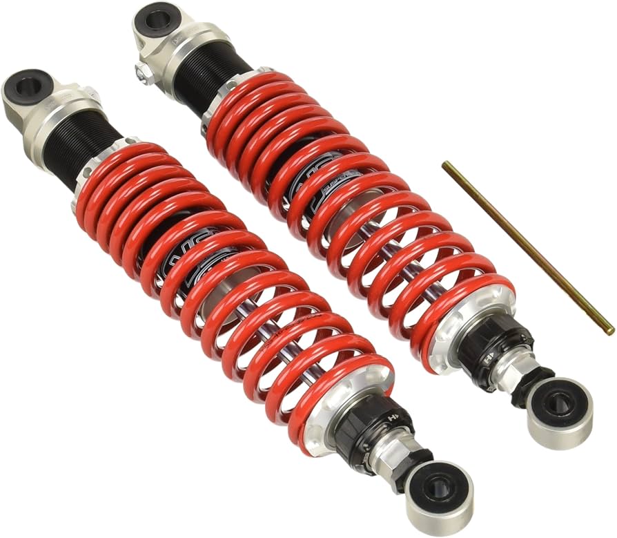 YOSHIMURA サスペンションショック シルバー/レッド YOSHIMURA