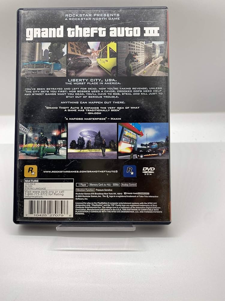 Grand Theft Auto III - Playstation 2 : Amazon.ca: Video Games