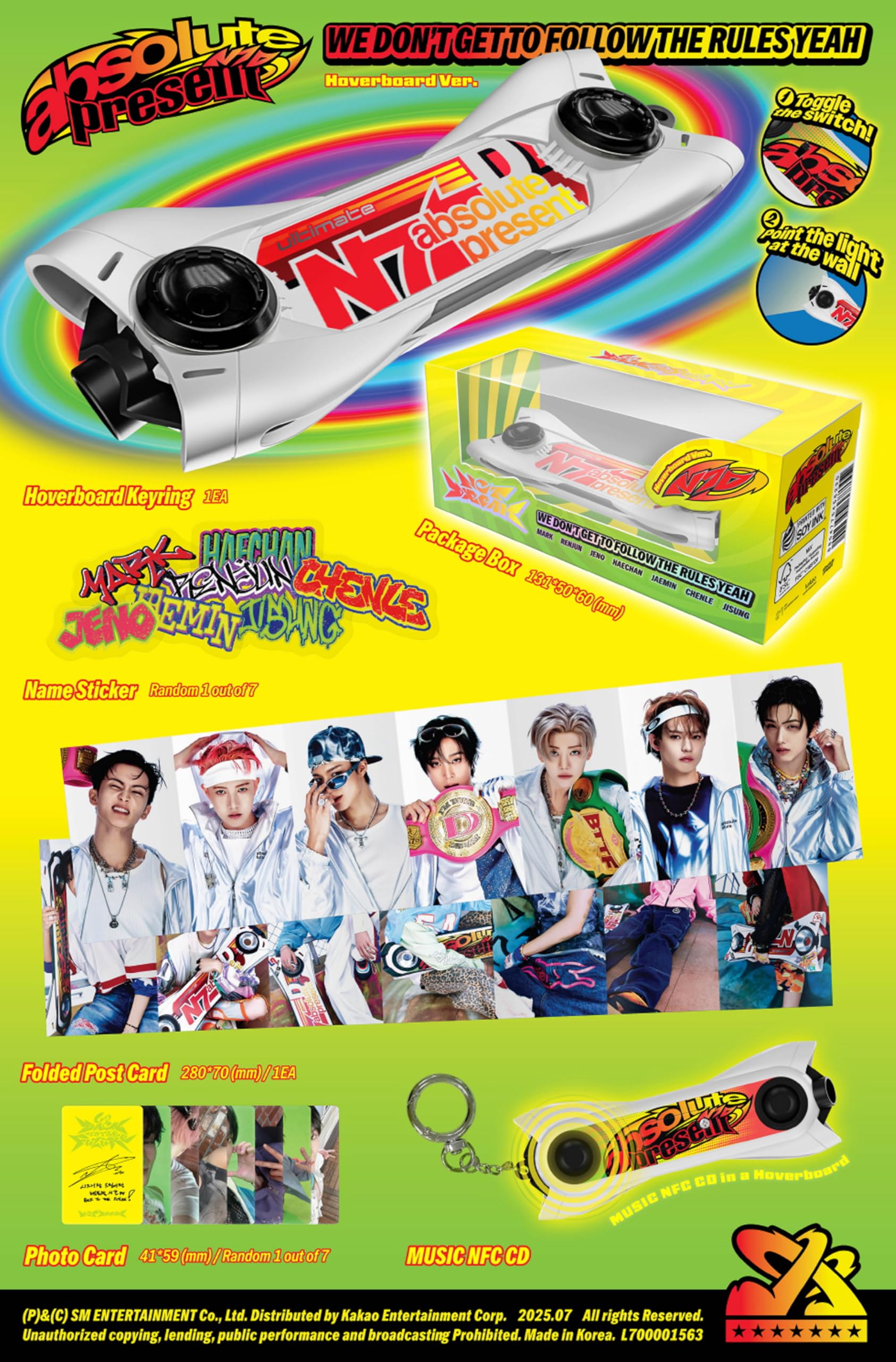 Amazon.com: NCT DREAM Go Back To The Future 5th Album (Hoverboard
