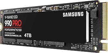 Amazon.com: Samsung 990 PRO NVMe M.2 SSD, 4 TB, PCIe 4.0, 7,450 MB