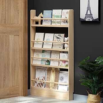 Amazon.co.jp: 絵本棚、絵本ラック、雑誌ラック、ブックラック、子供用