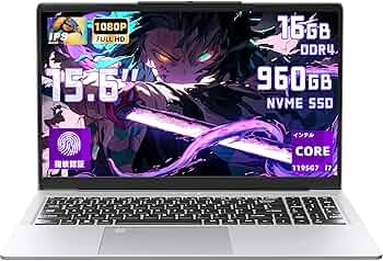 Amazon.co.jp: Core i7-1195G7 15.6インチ【第11世代】ノートパソコン