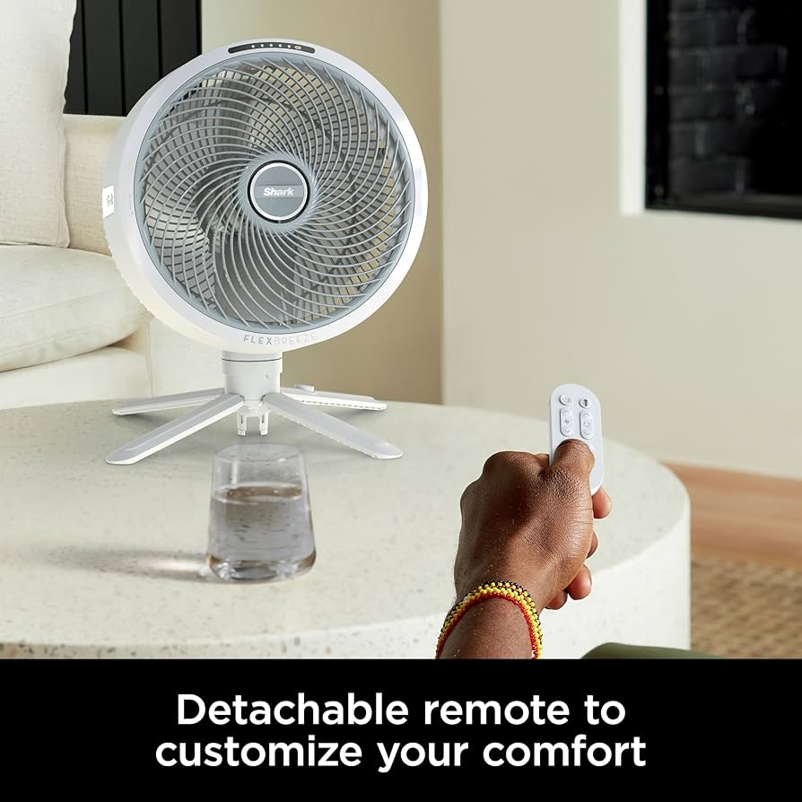 Amazon.com: Shark FlexBreeze Pedestal & Tabletop Oscillating Fan