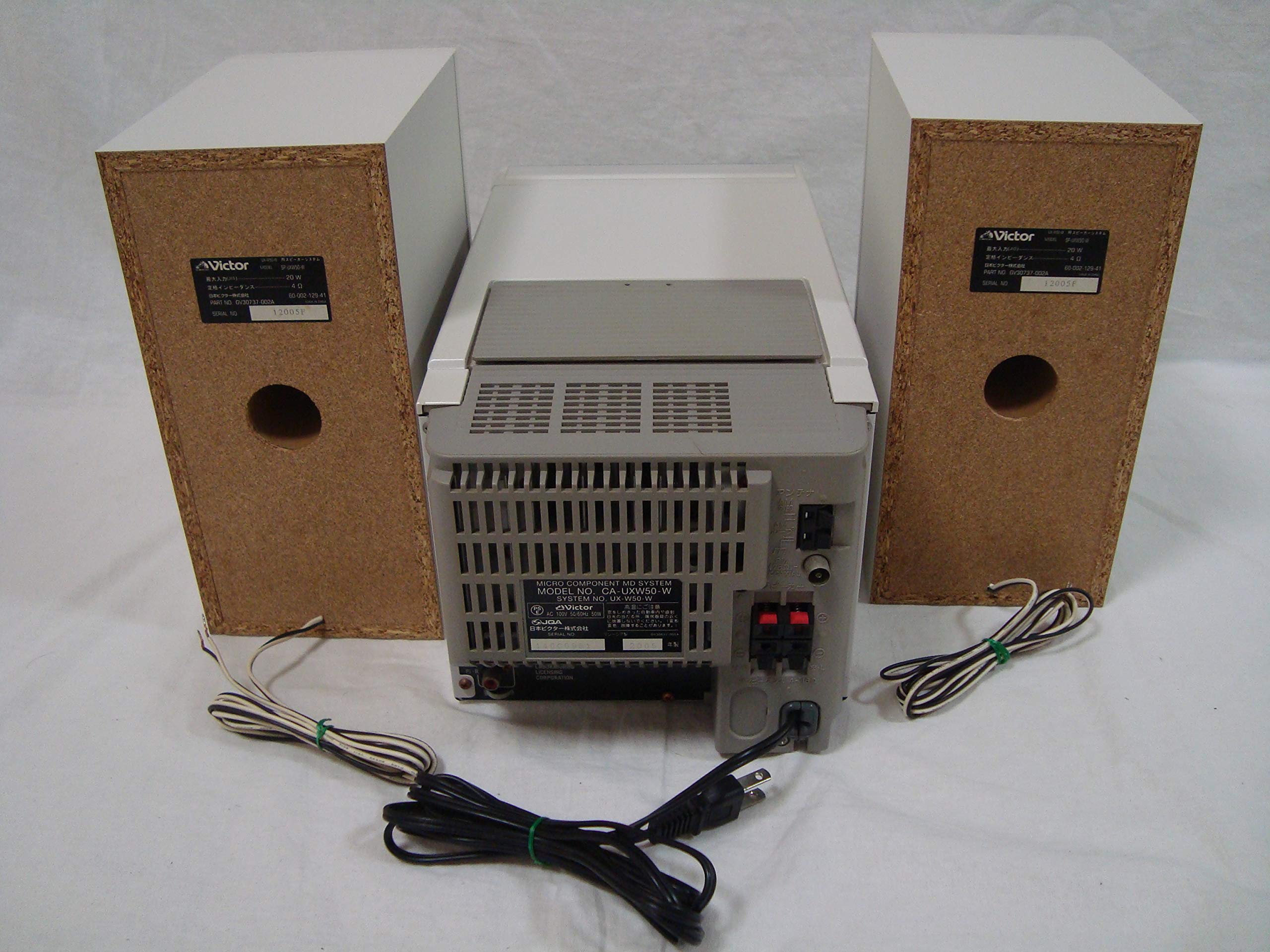 Amazon | Victor ビクター JVC CA-UXW50-W マイクロコンポーネントMD