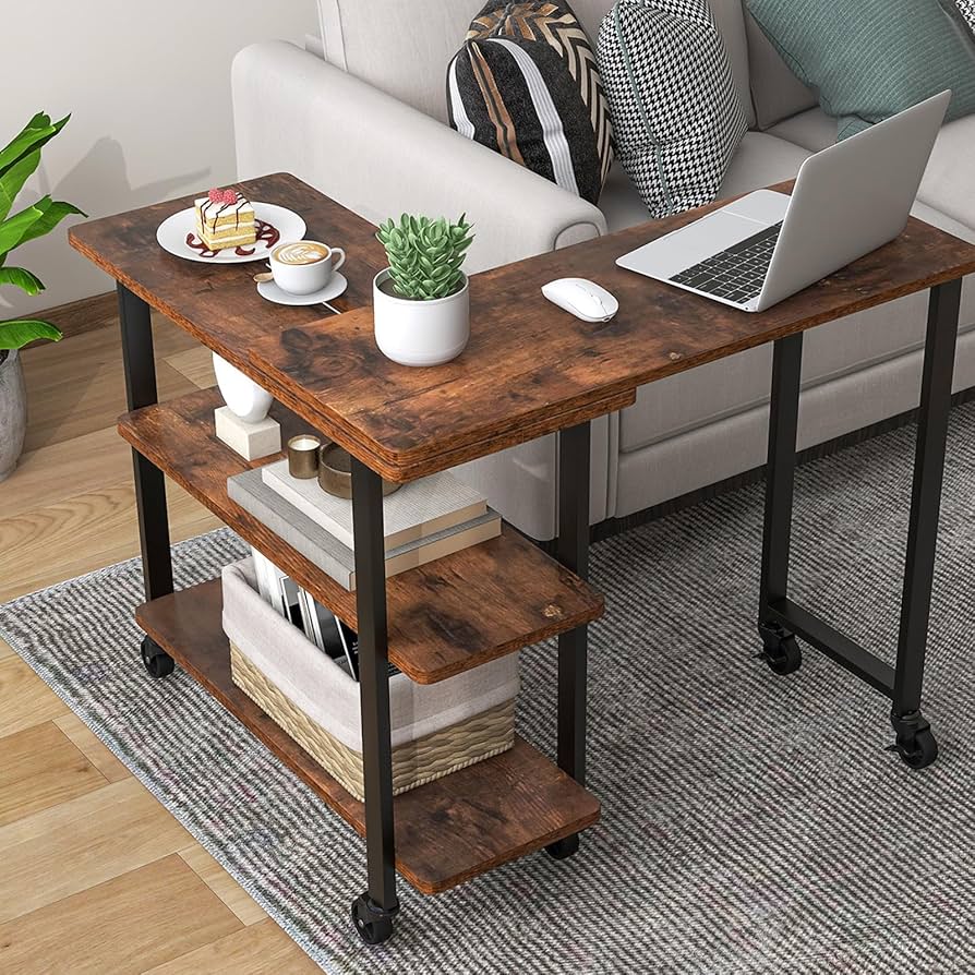 Amazon.com: Giantex 360° Free Rotating Sofa Side Table, Patented