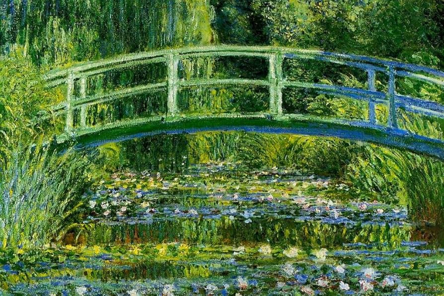 Amazon.com: Claude Monet Water Lilies and Japanese Bridge