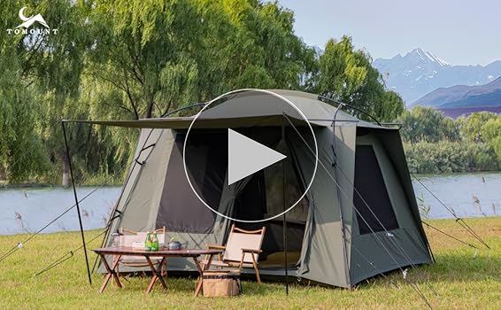 Amazon.co.jp: 【在庫一掃】TC ロッジテント 自立式 2-4人用 多機能