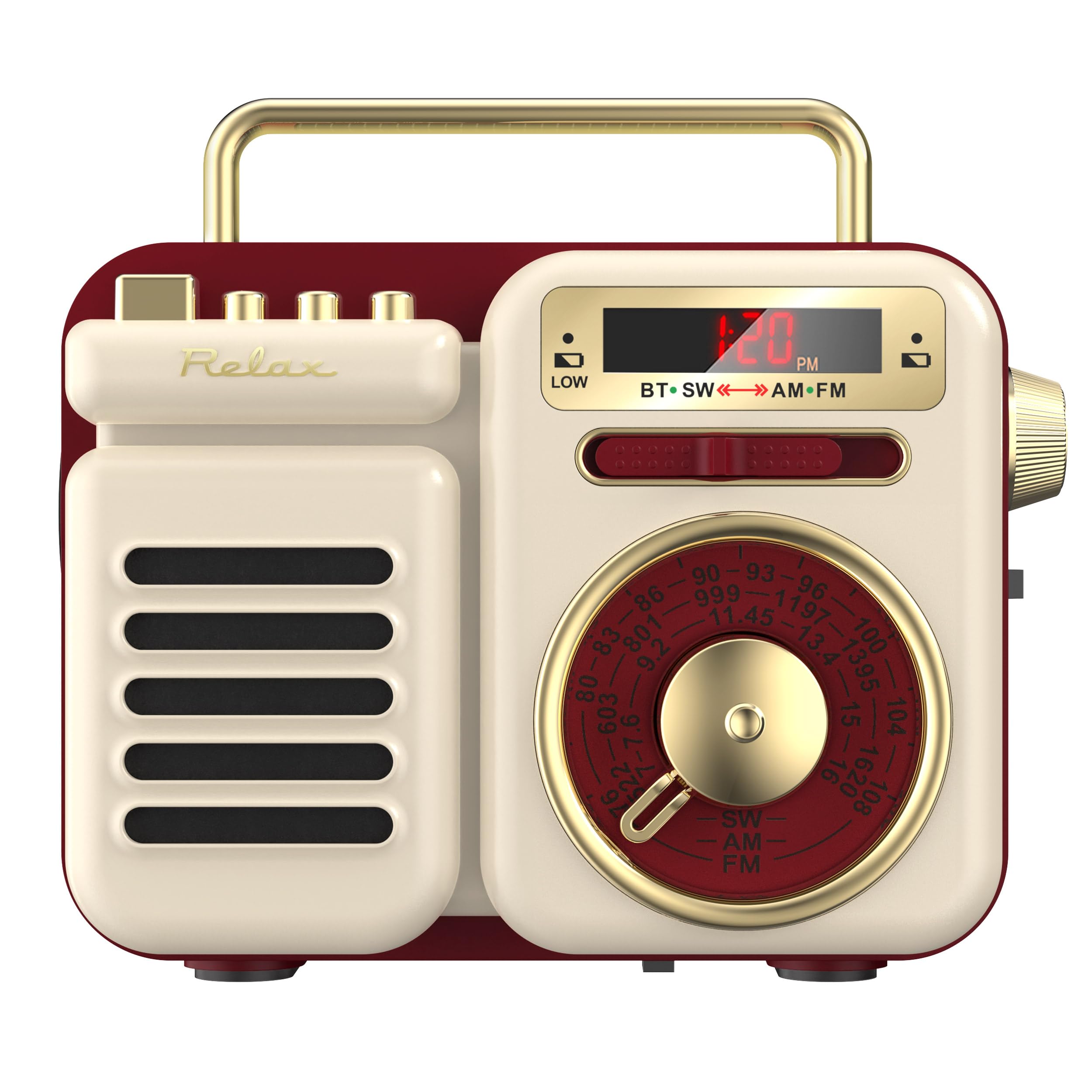 Amazon.co.jp: RELAX マルチ レトロラジオ スピーカー 1台7役