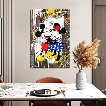 Amazon.co.jp: バンクシー アートパネル Banksy ストリート ディズニー