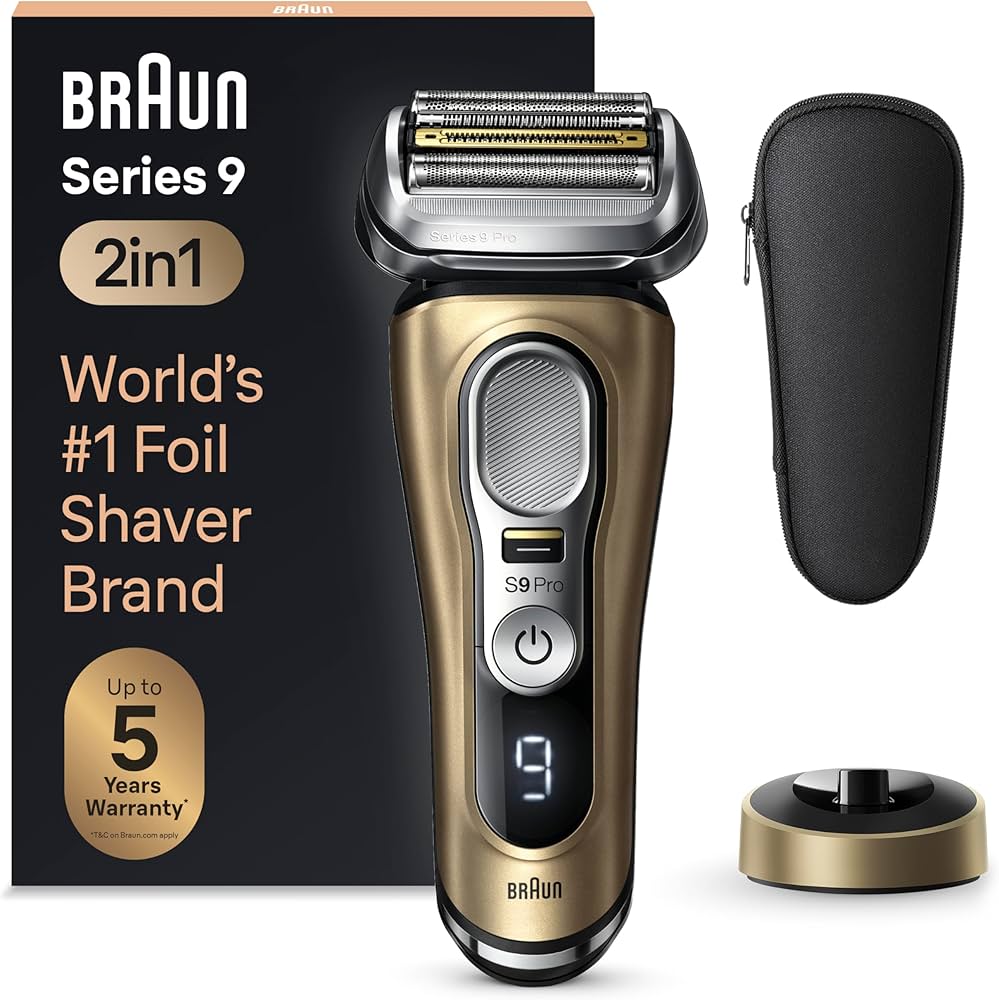 Braun Electric Razor for Men, Waterproof Foil Shaver, Series 9 Pro