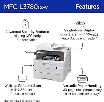Amazon.co.jp: Brother MFC-L3780CDW Wireless Digital Color All-in