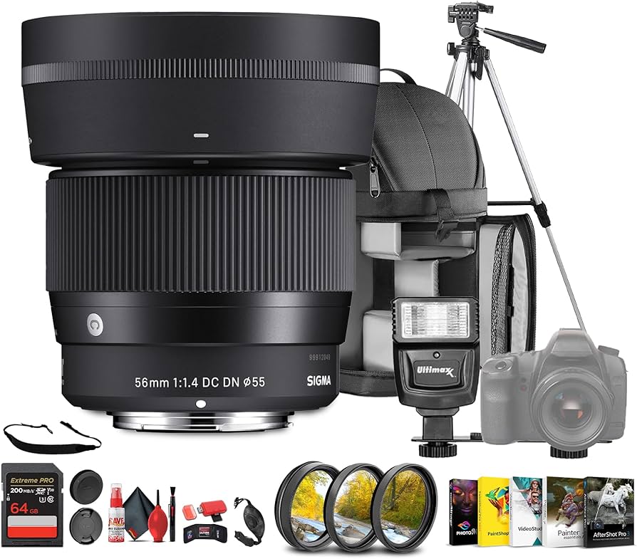Amazon.com : Sigma 56mm f/1.4 DC DN Contemporary Lens (351965) for