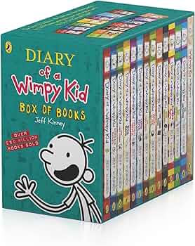 Diary of a Wimpy Kid Box of Books (1-13) Paperback: Jeff Kinney