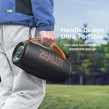 Amazon.com: ZEALOT Portable Bluetooth Speaker, 80W Peak Waterproof