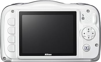 Amazon.com : Nikon COOLPIX S33 Waterproof Digital Camera (White