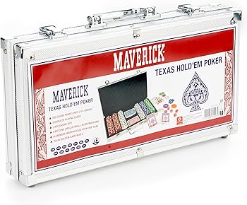 Amazon.com: Maverick Texas Hold 'Em Poker Set with Aluminum Case