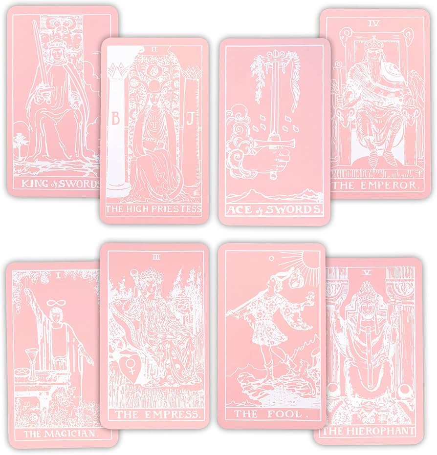 Amazon.co.jp: CRAFTERIAN ピンクタロットカード 78タロットデッキ
