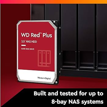 Amazon.com: Western Digital 4TB WD Red Plus NAS Internal Hard