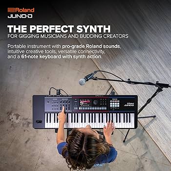 Amazon.com: Roland JUNO-D6 Synthesizer | 61-Note Keyboard with