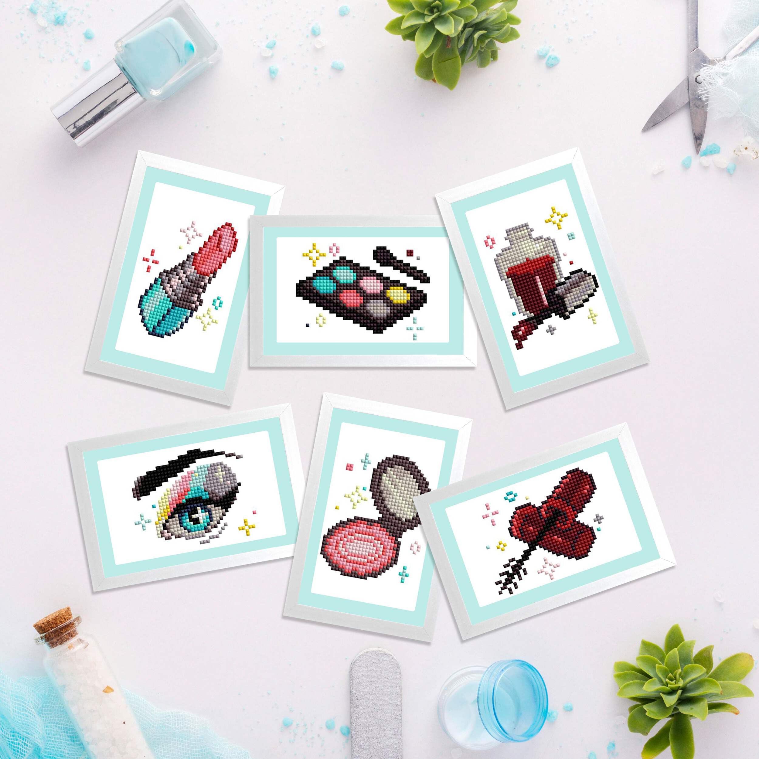 Amazon.co.jp: DIAMOND ART CLUB メイクアップミニダズル、楽しいDIY