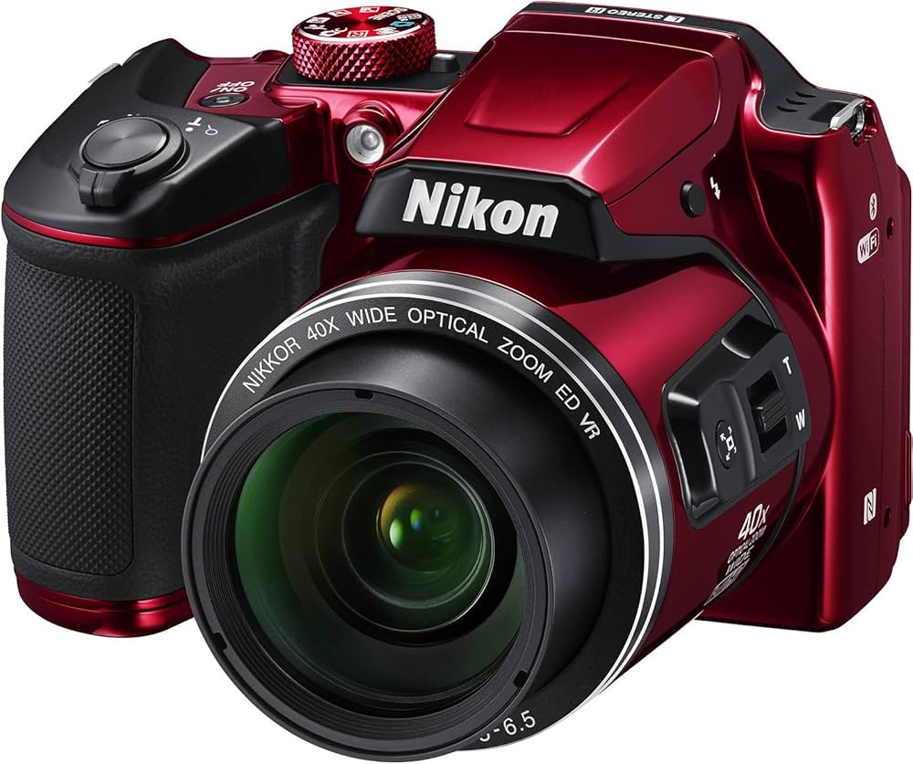 Amazon | Nikon Coolpix b500 Wi - Fiデジタルカメラ(レッド) – (認定