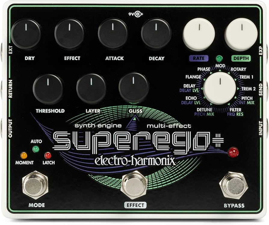 Amazon.com: Electro-Harmonix Superego+ Synth Engine/Multi-Effects