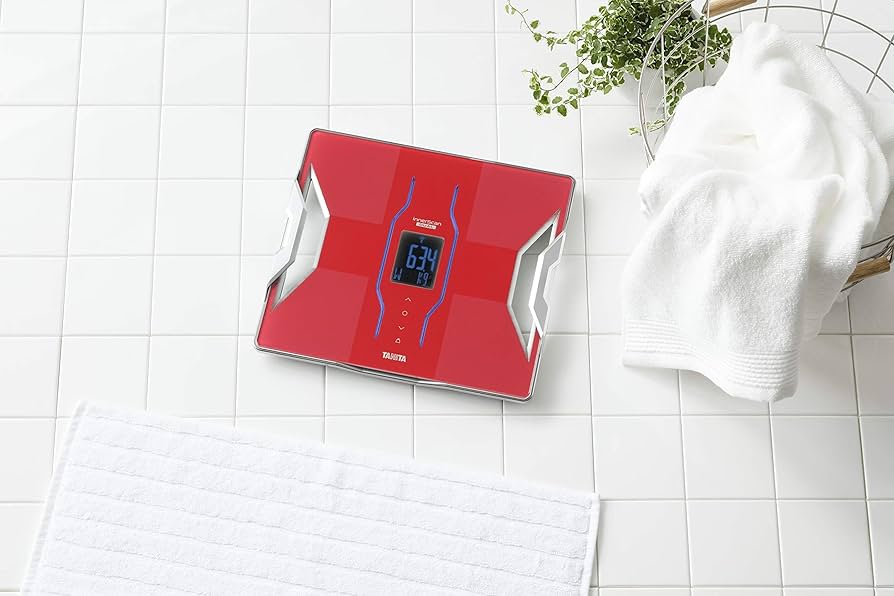 Amazon | タニタ 体組成計 スマホ 日本製 レッド RD-906 RD 医療分野の