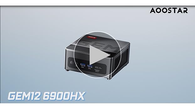 Amazon.co.jp: AOOSTAR GEM12ミニPC ryzen9 6900HX Radeon 680M 32G