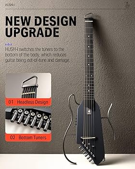 Amazon | Donner HUSH-I トラベルギター 静音 イヤホン対応 集合住宅