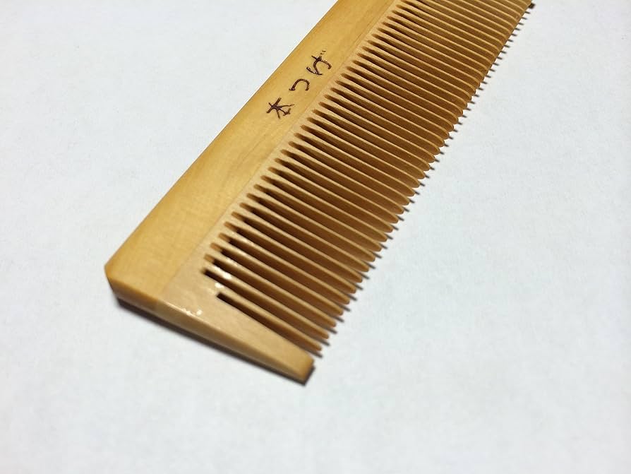 Amazon | 本つげ 「黄楊櫛」セットくし（小） 椿油仕立【つげ櫛