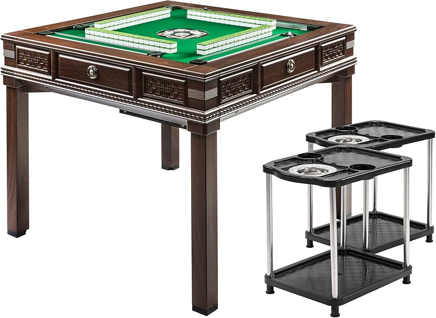 Amazon.co.jp: 【34mm牌】組立サービス付き 木彫り調 PSE付 全自動麻雀