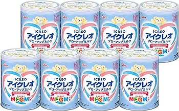 Amazon.co.jp: アイクレオ グローアップミルク 820g×8缶 江崎グリコ