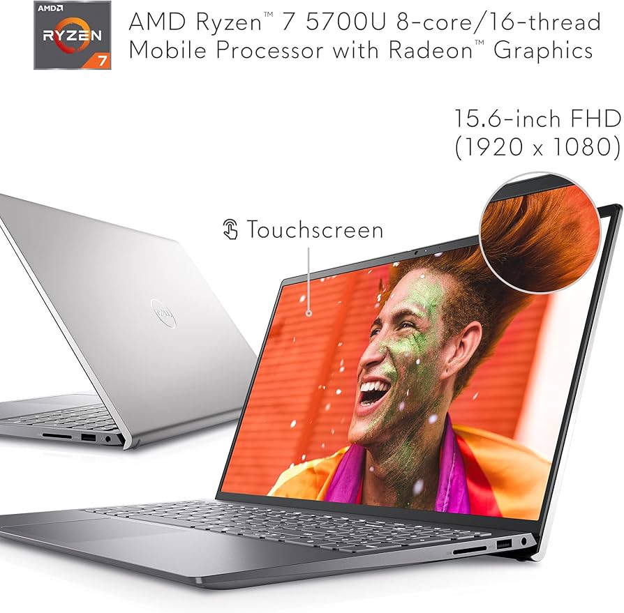 Amazon.com: Dell Inspiron 15 5515, 15.6 inch FHD Touchscreen