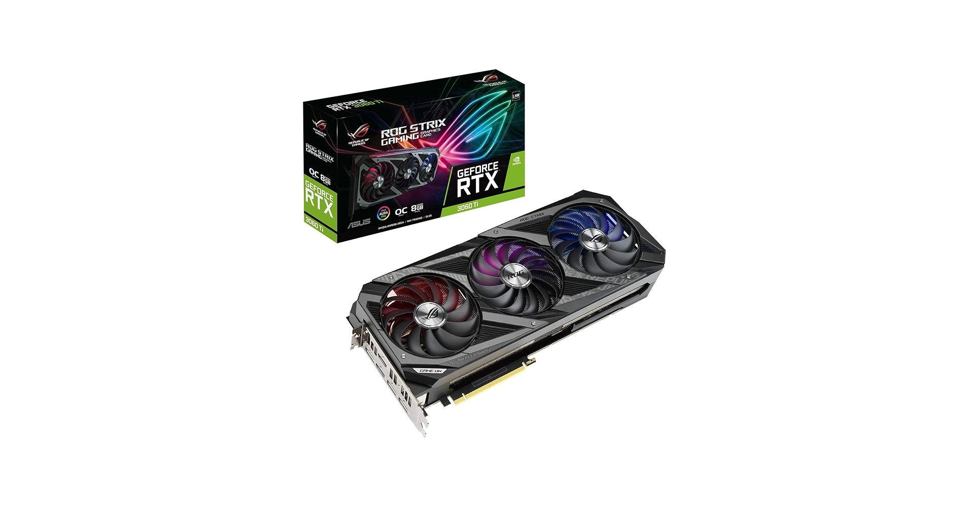 Amazon.com: ASUS ROG Strix NVIDIA GeForce RTX 3060 Ti V2 OC