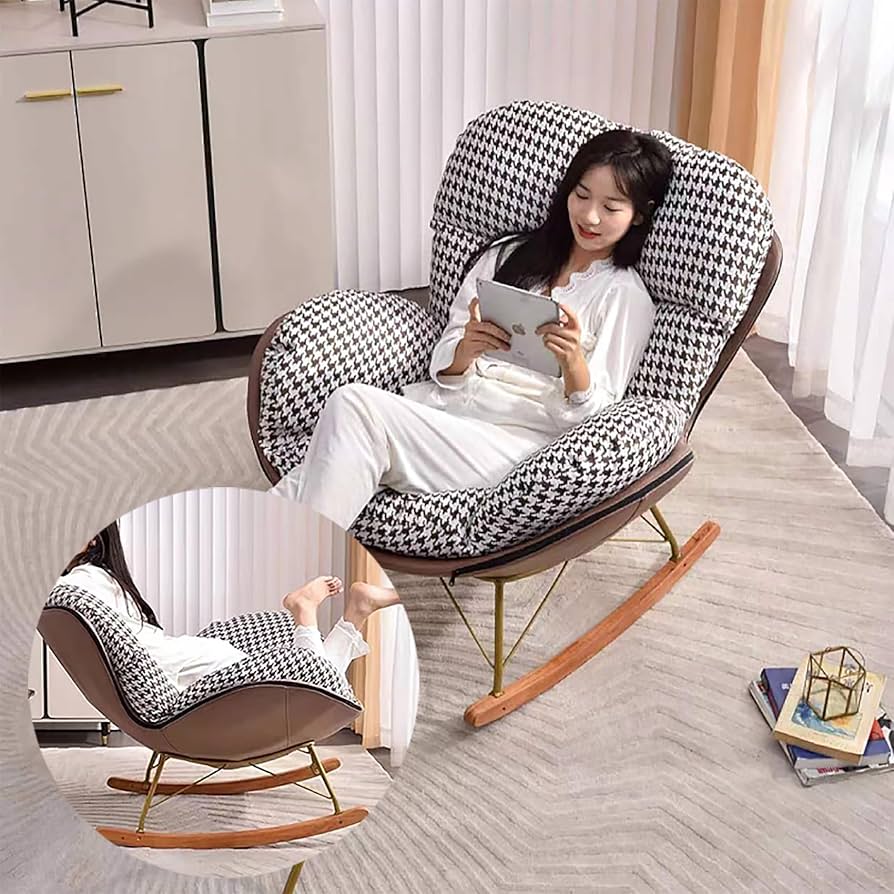 Amazon｜ロッキングチェア リクライニングチェア 200kg耐荷重