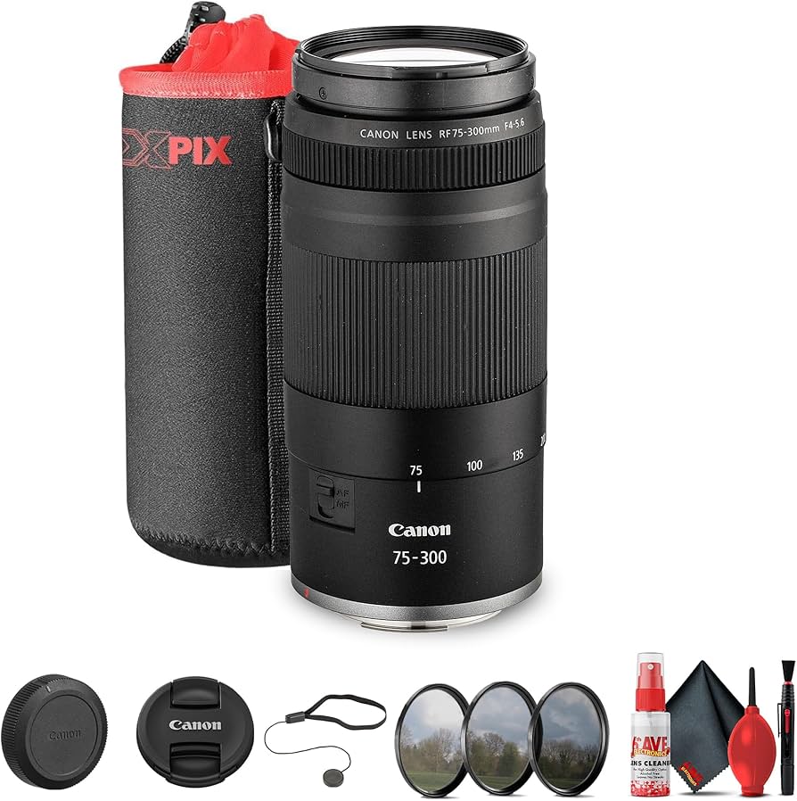 Amazon.com : Canon RF 75-300mm F4-5.6 Telephoto Zoom Long-Range