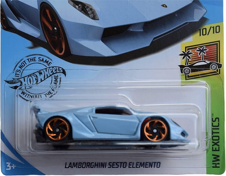 Amazon.com: Hot Wheels Sesto Elemento 164/250, Blue : Toys & Games