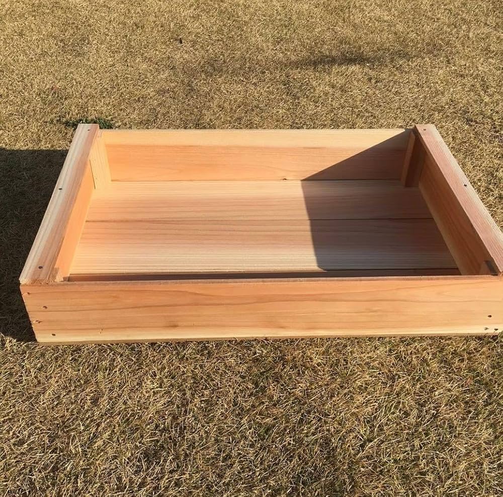 Amazon｜トロ箱 細板あり 2箱 魚箱 木箱 陳列棚 隙間収納 野菜 箱