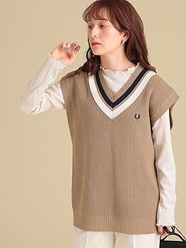 Amazon | [レイビームス] ニット セーター FRED PERRY 別注 チルデン