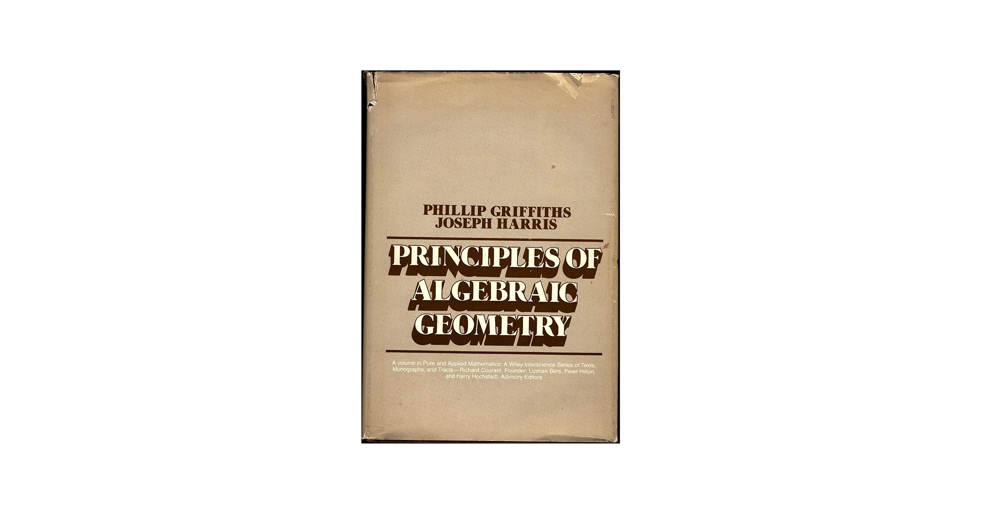Amazon.com: Principles of Algebraic Geometry (Pure and Applied