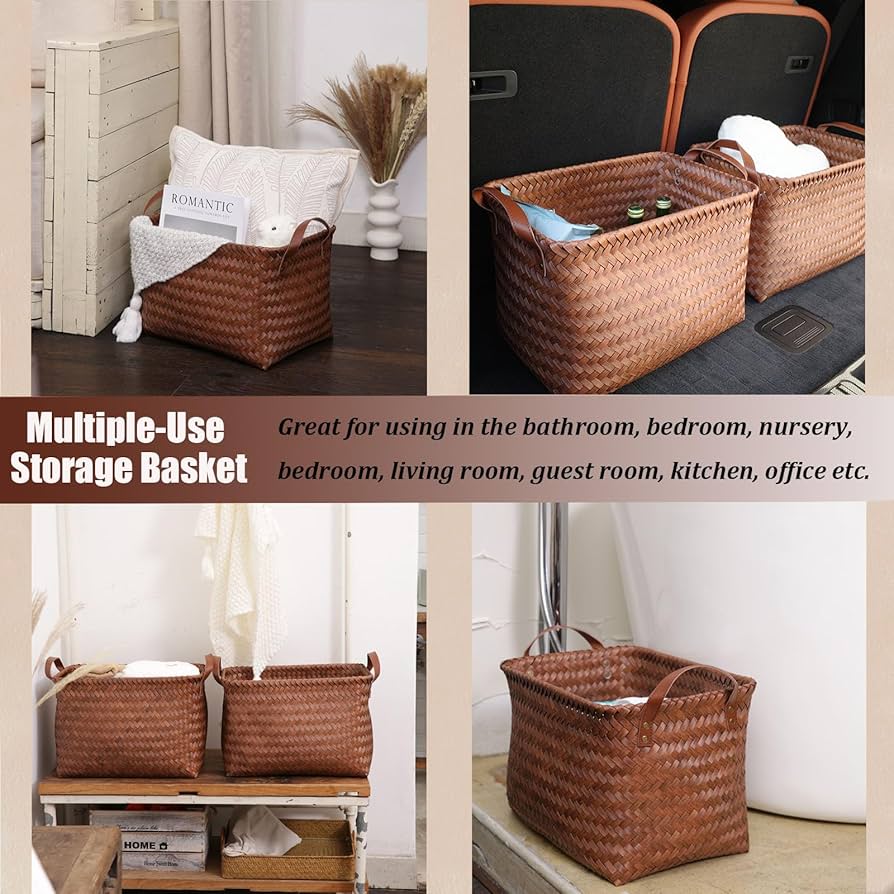 Amazon.com: BROWNLILY Handwoven Clothes Basket Laundry Hampers
