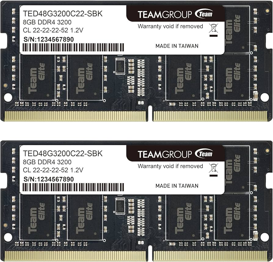 TEAMGROUP Elite DDR4 16GB Kit (2 x 8GB) 3200MHz PC4-25600 CL22