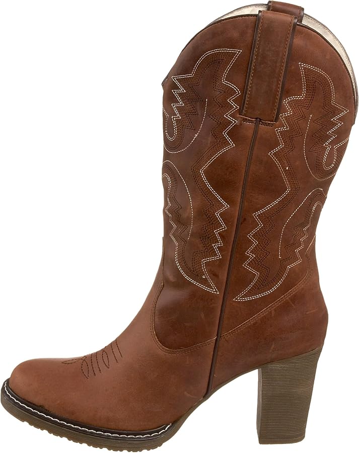 Amazon.com | Roper Women's Rockstar Fashion Western Boot,Tan,10 M