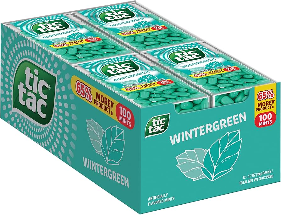 Amazon.com: Tic Tac Wintergreen, On-the-Go Breath Mints, Pocket