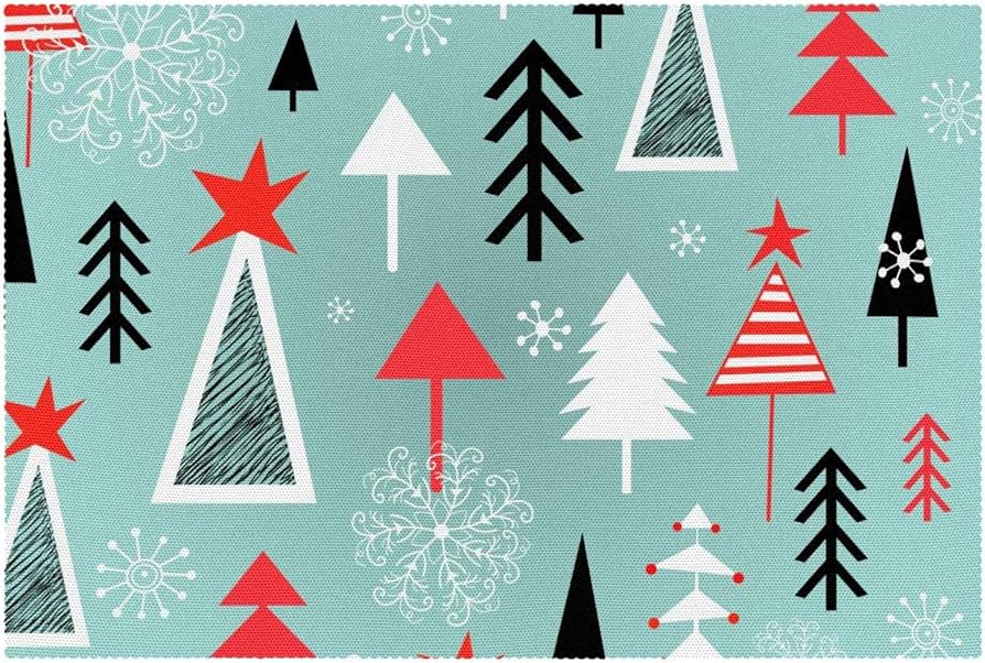 Amazon｜ランチョンマット4枚セット ダイニングテーブルランチョン