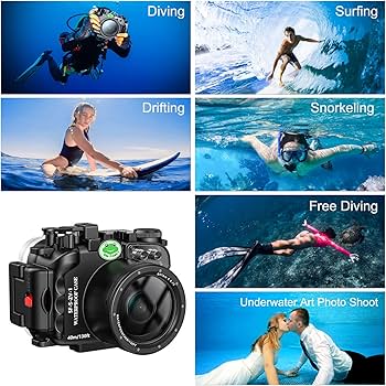 Amazon | Sea Frogs 防水カメラハウジング Sony ZV-1 IPX8 40m/130