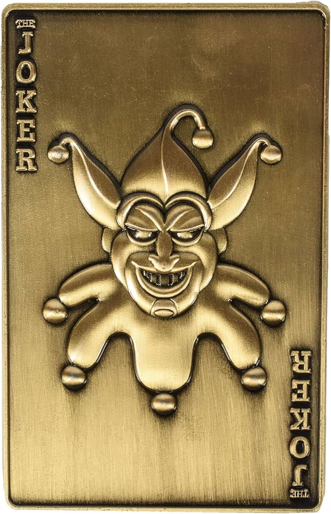 Amazon.com: AAA Merchandise Joker Calling Card Metal Replica