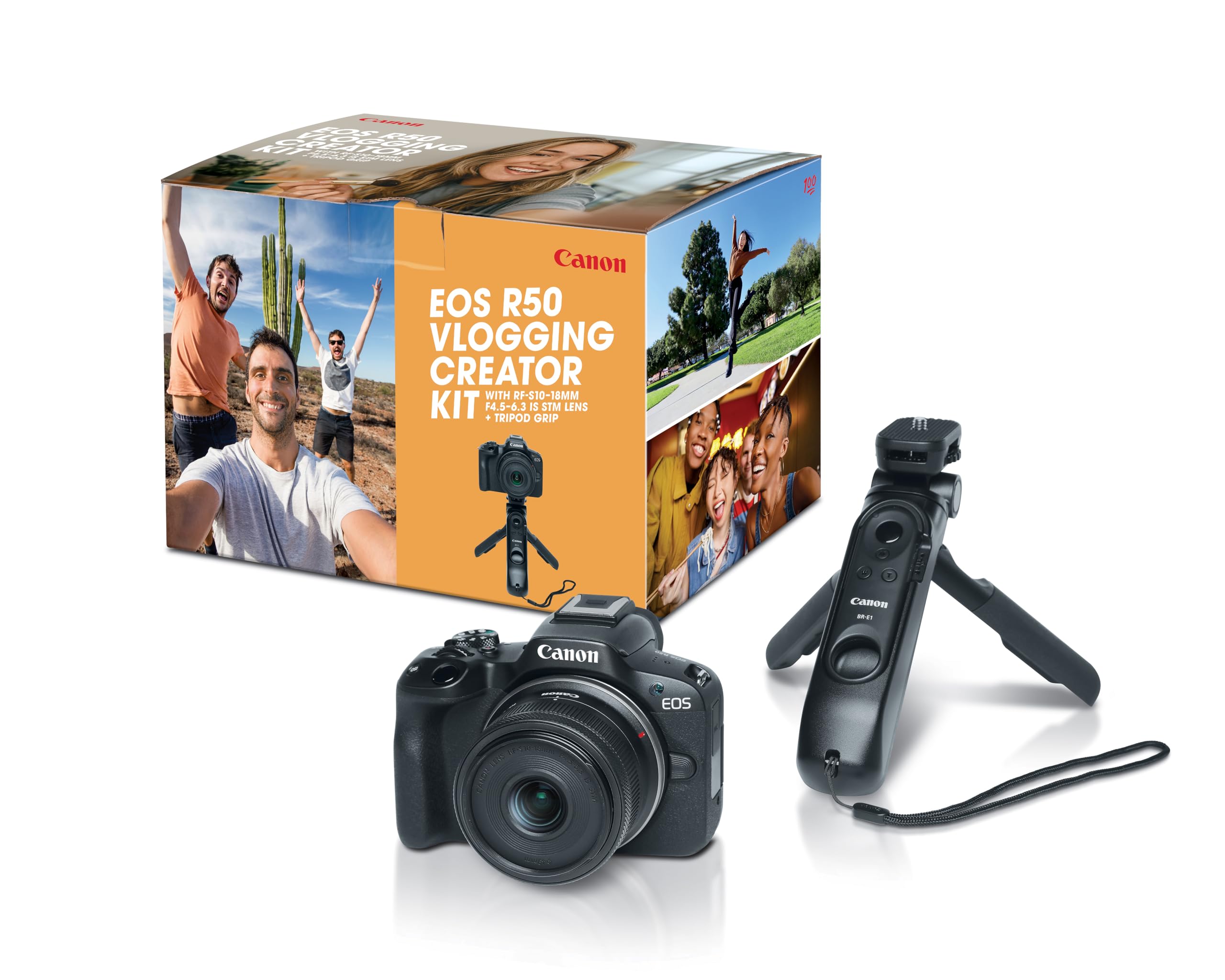 Amazon.com : Canon EOS R50 Vlogging Creator Kit, Hybrid Mirrorless