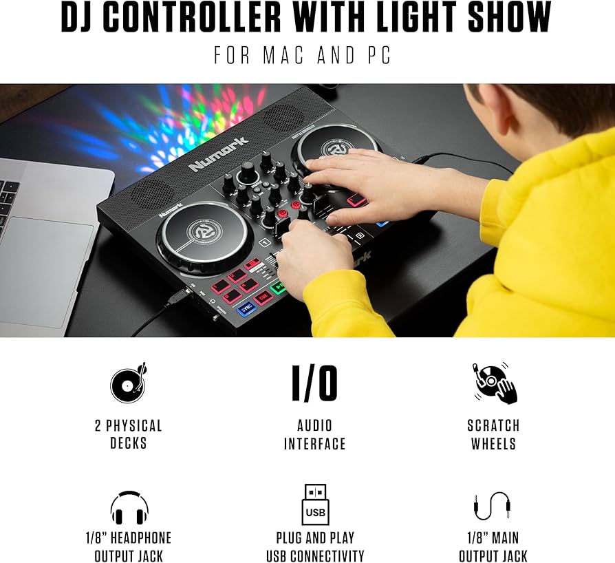 Amazon.com: DJ Controller Bundle - DJ Set with Built in Speakers
